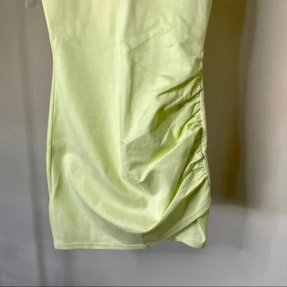 BABATON Aritzia Harrington yellow mini dress sz 00 - Picture 11 of 11